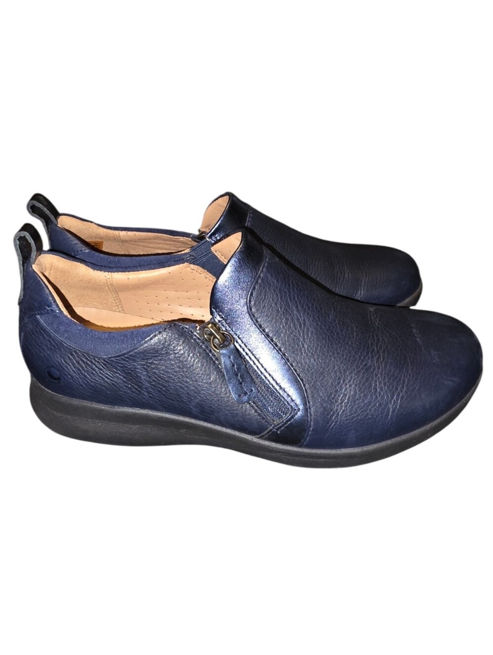 Unstructured By Clarks Women's Slip On Shoes Sz 8.5 W Blue